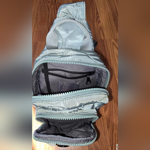 Danskin Quilted Cotton Sling Bag - Picture 4 of 6